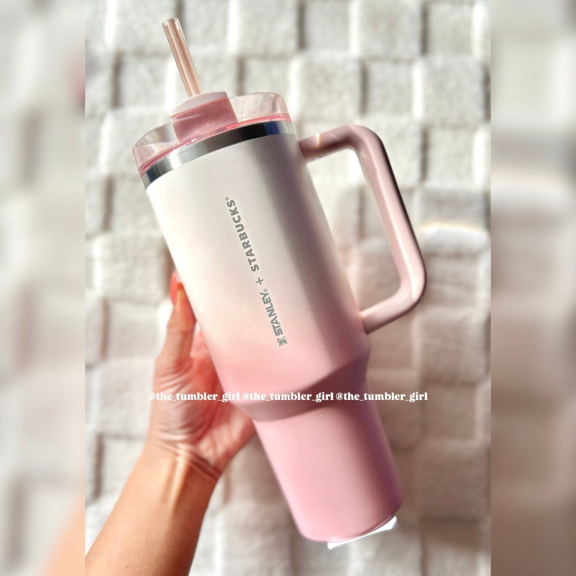 Starbucks x Stanley 40oz Pink Gradient Stainless Steel Tumbler KOREA EXCLUSIVE (READY TO SHIP)