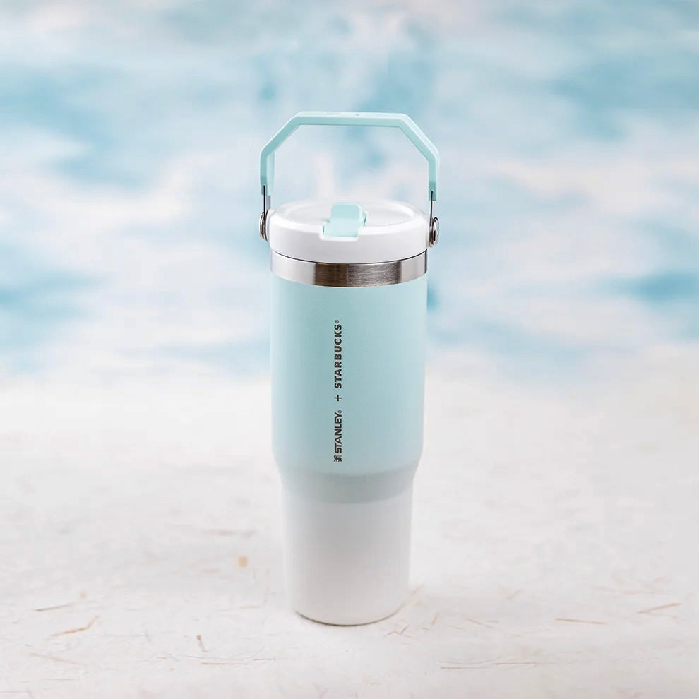 Stanley x Starbucks Hong Kong Blue Gradient 30oz Stainless Steel Flip Straw Tumbler