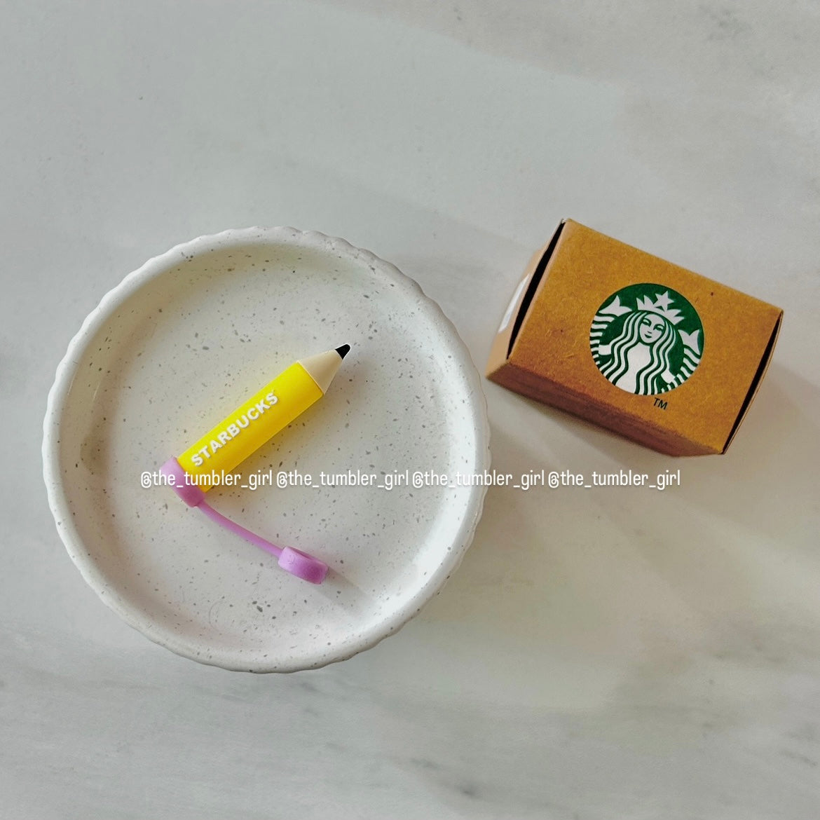 *LIMITED* Starbucks Mexico Exclusive Straw Topper - Back To School Pencil
