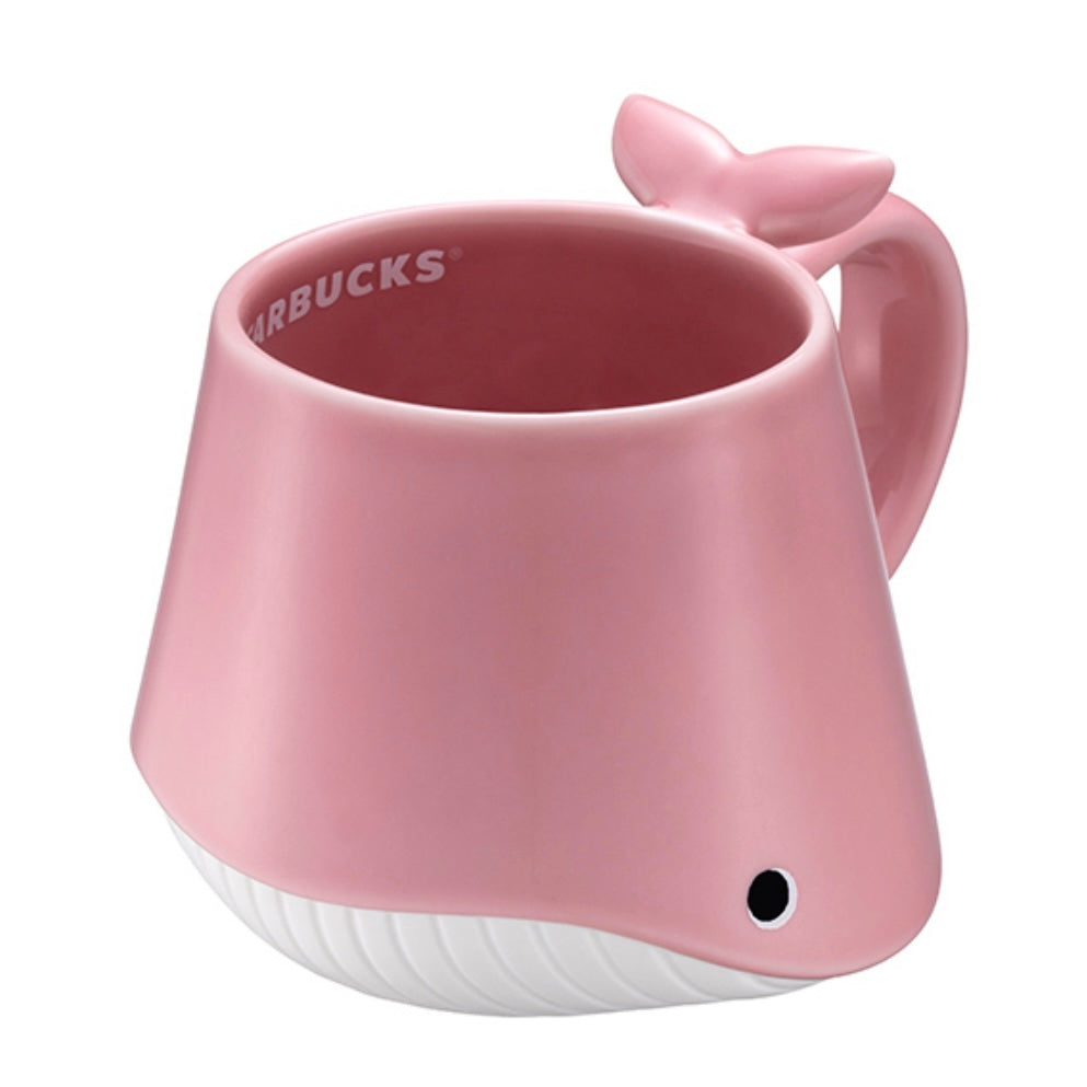 Starbucks Taiwan 2025 “Summer Seaside Series” - 12oz Pink Whale Ceramic Mug (Ships End of April)