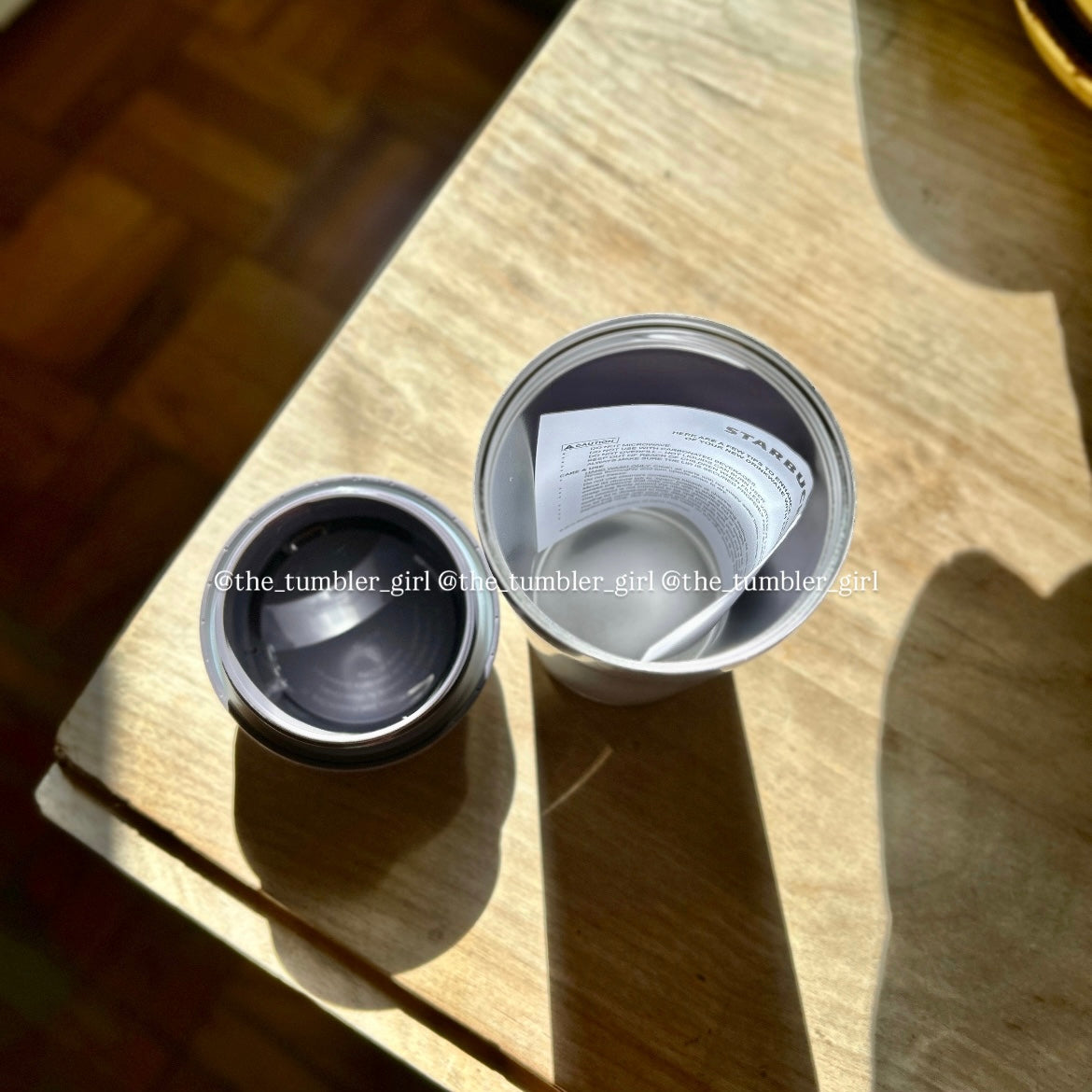 Starbucks Thailand Stone Grey 12oz Stainless Steel Tumbler