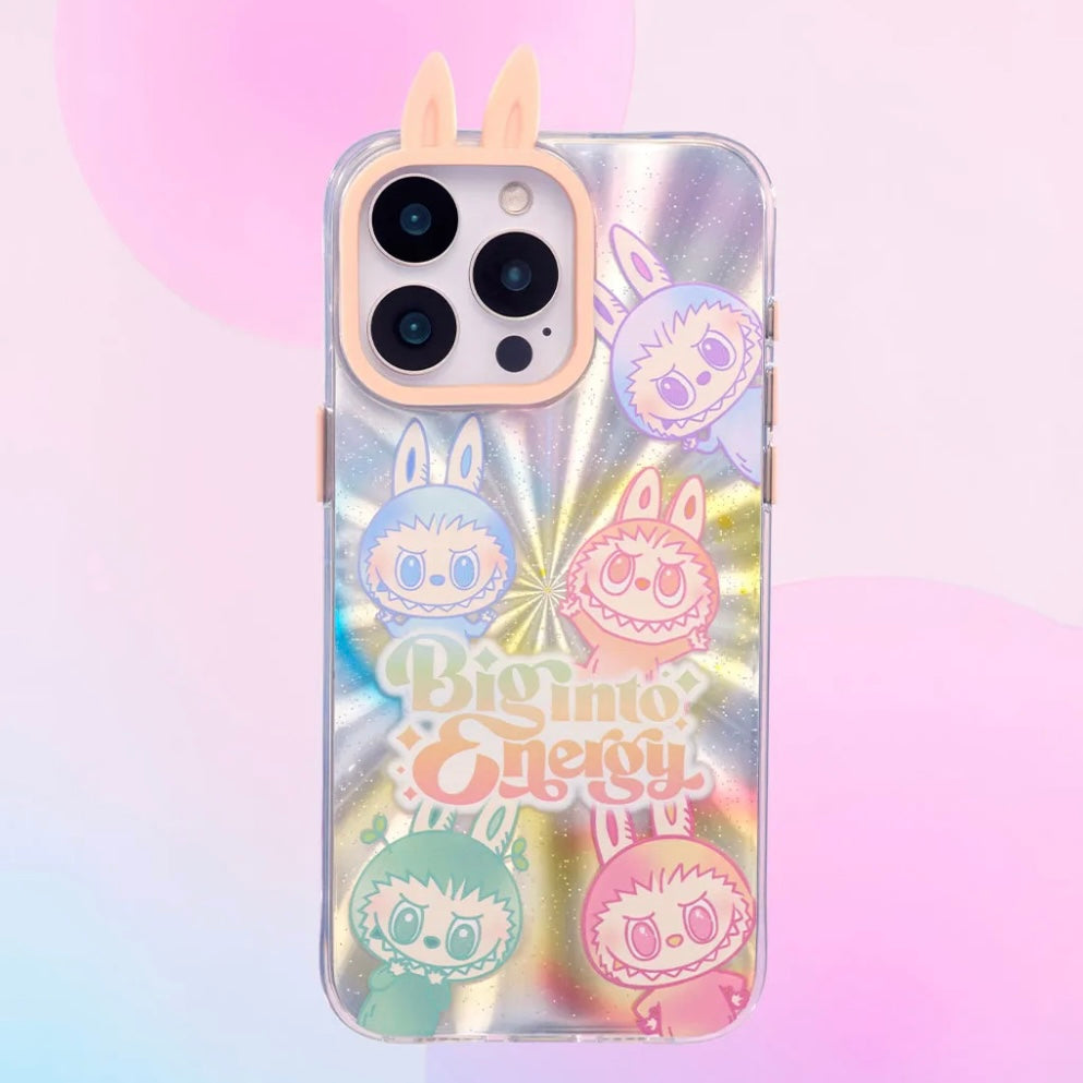 POP MART Labubu Big Into Energy Phone Case - Iphone 16 Pro/Pro Max (READY TO SHIP)