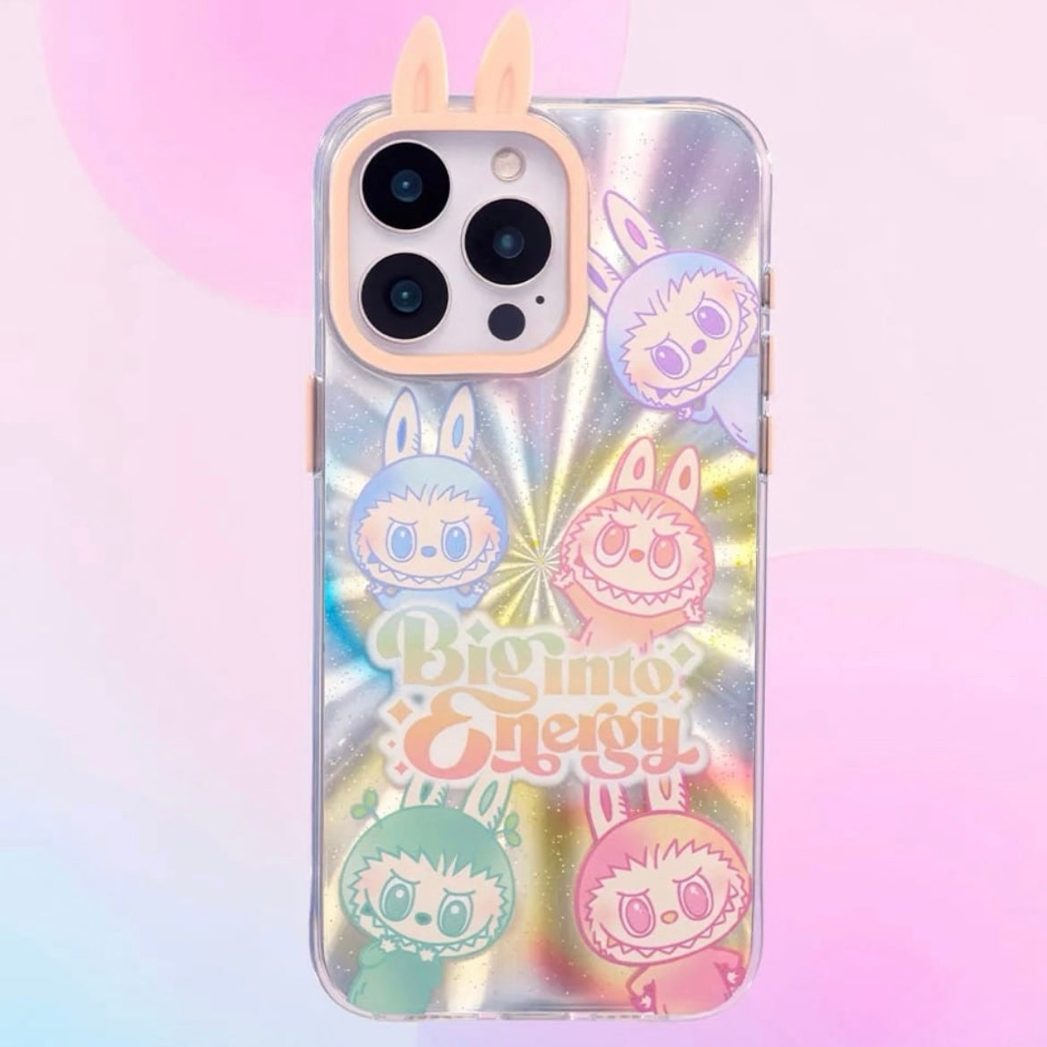 POP MART Labubu Big Into Energy Phone Case - Iphone 16 Pro (READY TO SHIP)