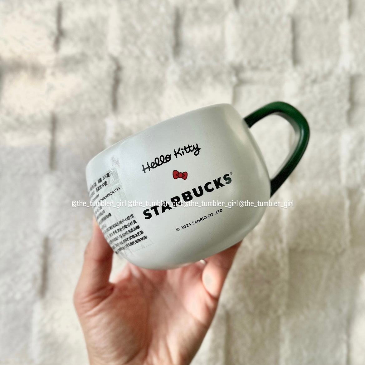 Starbucks Taiwan x Hello Kitty 50th Anniversary 12oz Ceramic Mug (READY TO SHIP)