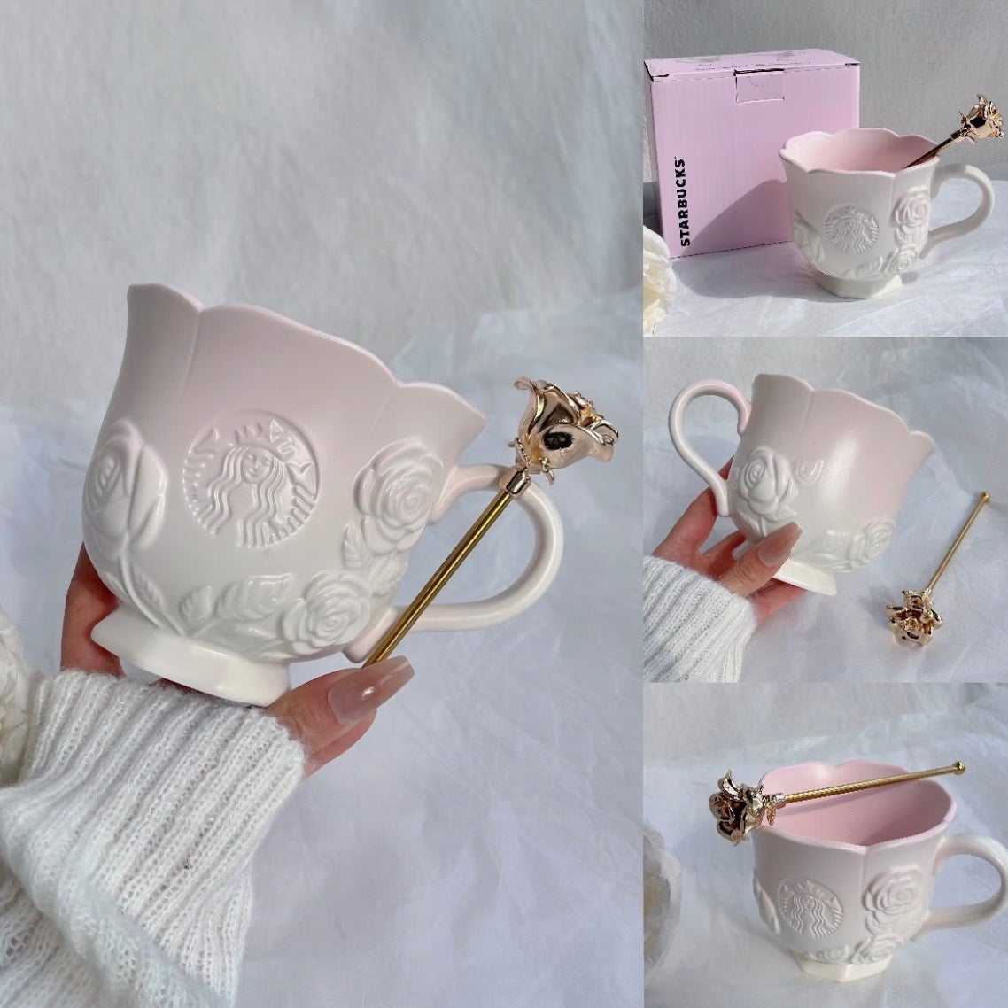 Starbucks China Rose Garden Series Mug 10oz