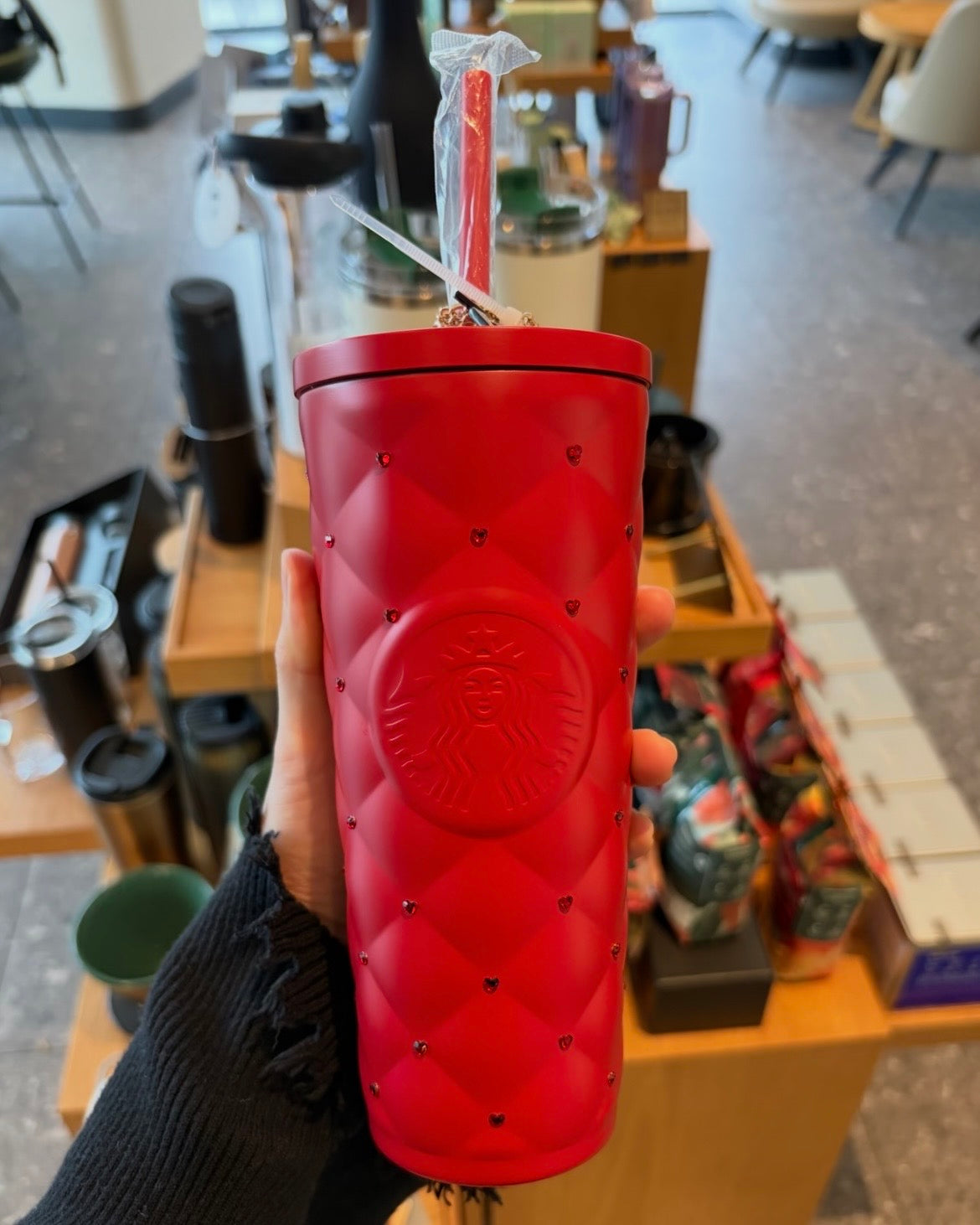Starbucks China x The Devil Wears Prada Diamond Stainless Steel Tumbler 20oz with Card Holder (READY TO SHIP)