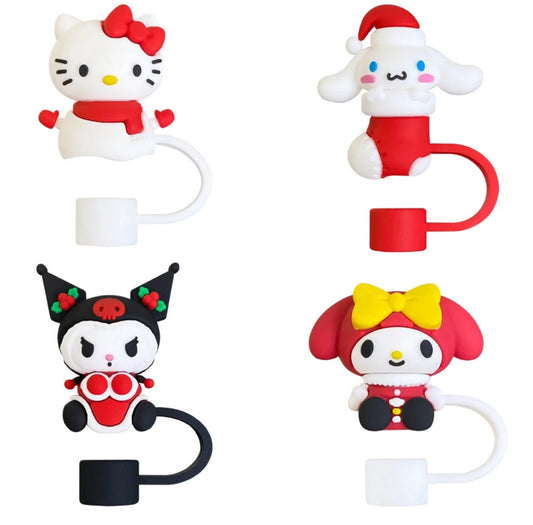 Holiday-Themed Sanrio Character Straw Covers
(for Stanley 30oz/40oz Tumblers)