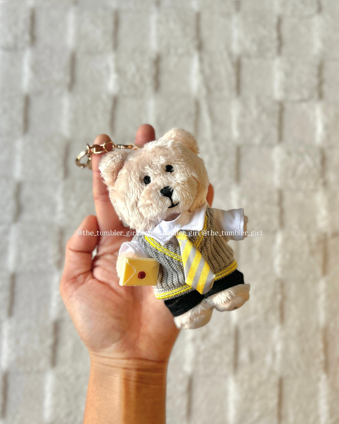 Starbucks China × Harry Potter Hufflepuff Bearista Keychain (READY TO SHIP)