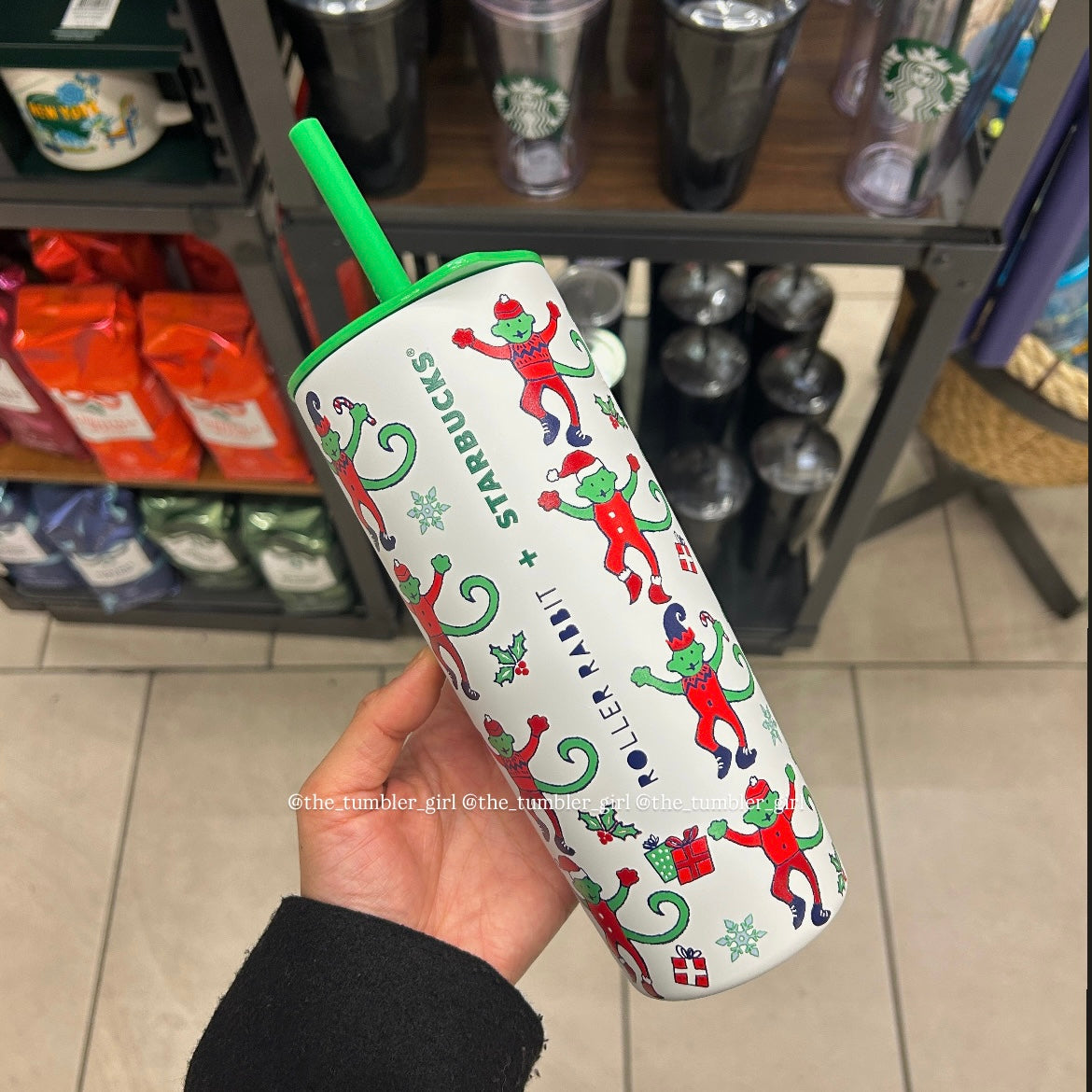 Starbucks Roller Rabbit Stainless Steel Tumbler 24oz (READY TO SHIP)