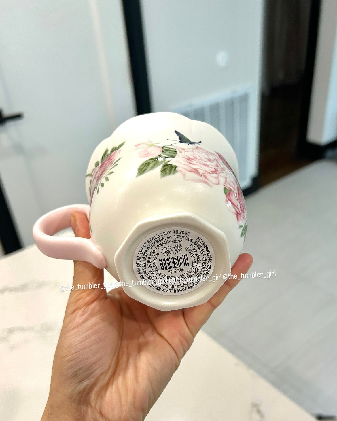 2026 China Exclusive Rose Garden Series 10oz Ceramic Mug With Stirrer (READY TO SHIP)