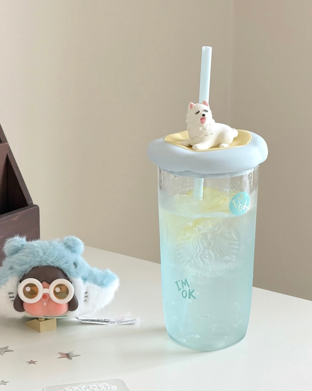 Starbucks China 2026 Paws Series 17oz Glass Cold Cup