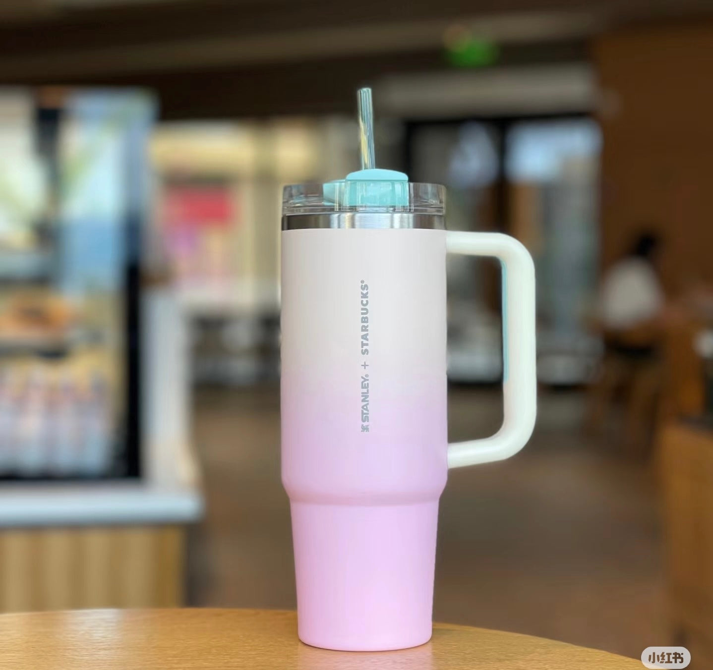 Stanley x Starbucks Taiwan Exclusive Pink Gradient 30oz Stainless Steel Tumbler