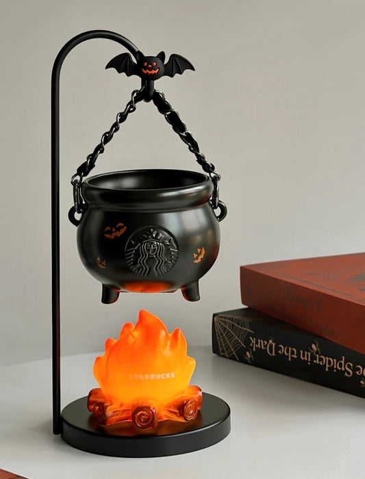 2026 China Exclusive 13oz Halloween Cauldron Color-Changing Mug with Flame Light-Up Base (Ships End October)