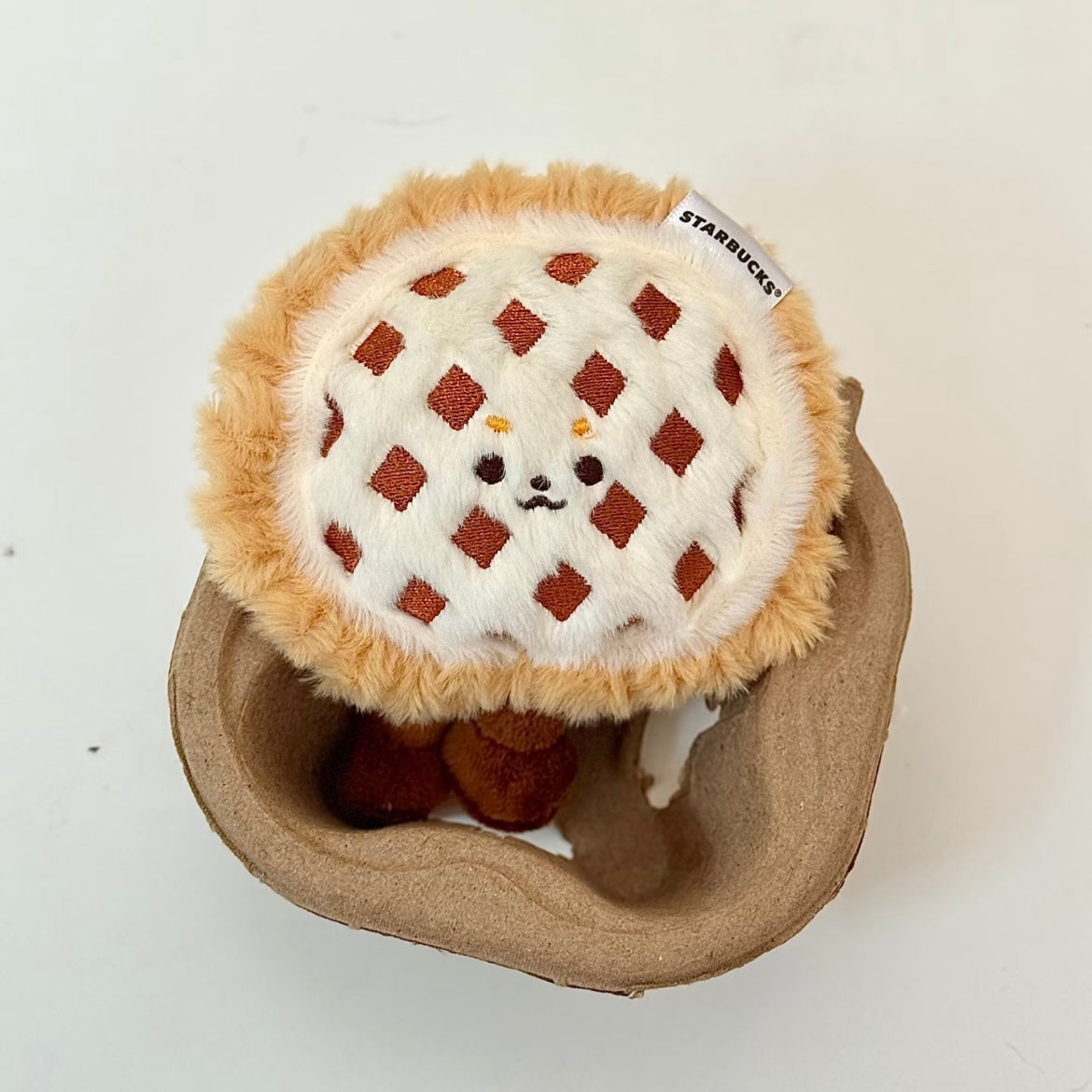 Starbucks China Mini Apple Pie Plushie Keychain (READY TO SHIP)