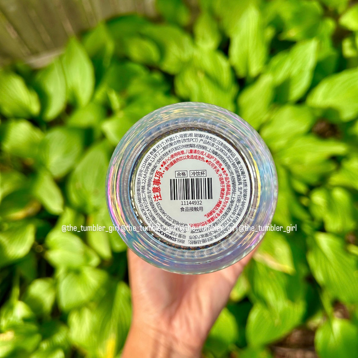 Starbucks China Exclusive 18oz Unicorn Glass Cold Cup (READY TO SHIP)