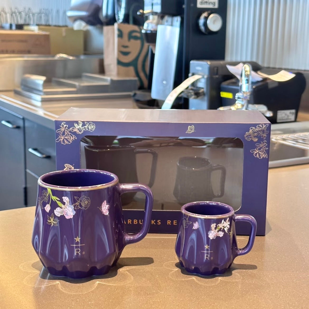 Starbucks China Reserve Spring Bloom Series Ceramic Mugs Set