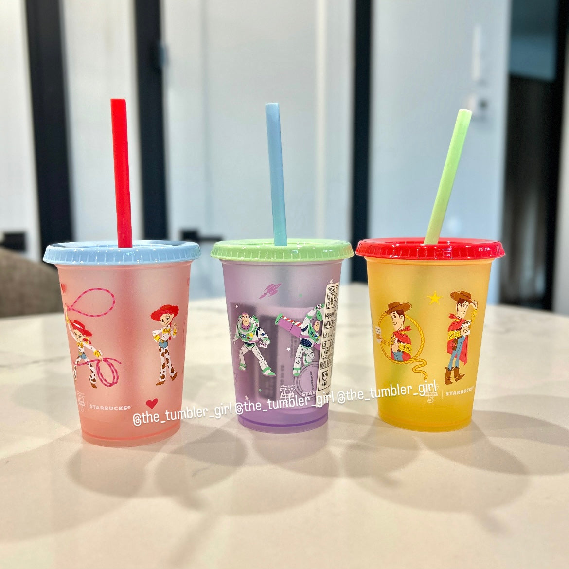 Starbucks Korea x Toy Story 5 Series 8oz Reusable Cold Cups Set (READY TO SHIP)