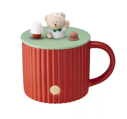 2026 Taiwan Release 14oz Bearista Resort Front Desk Ceramic Mug (Ships Early November)