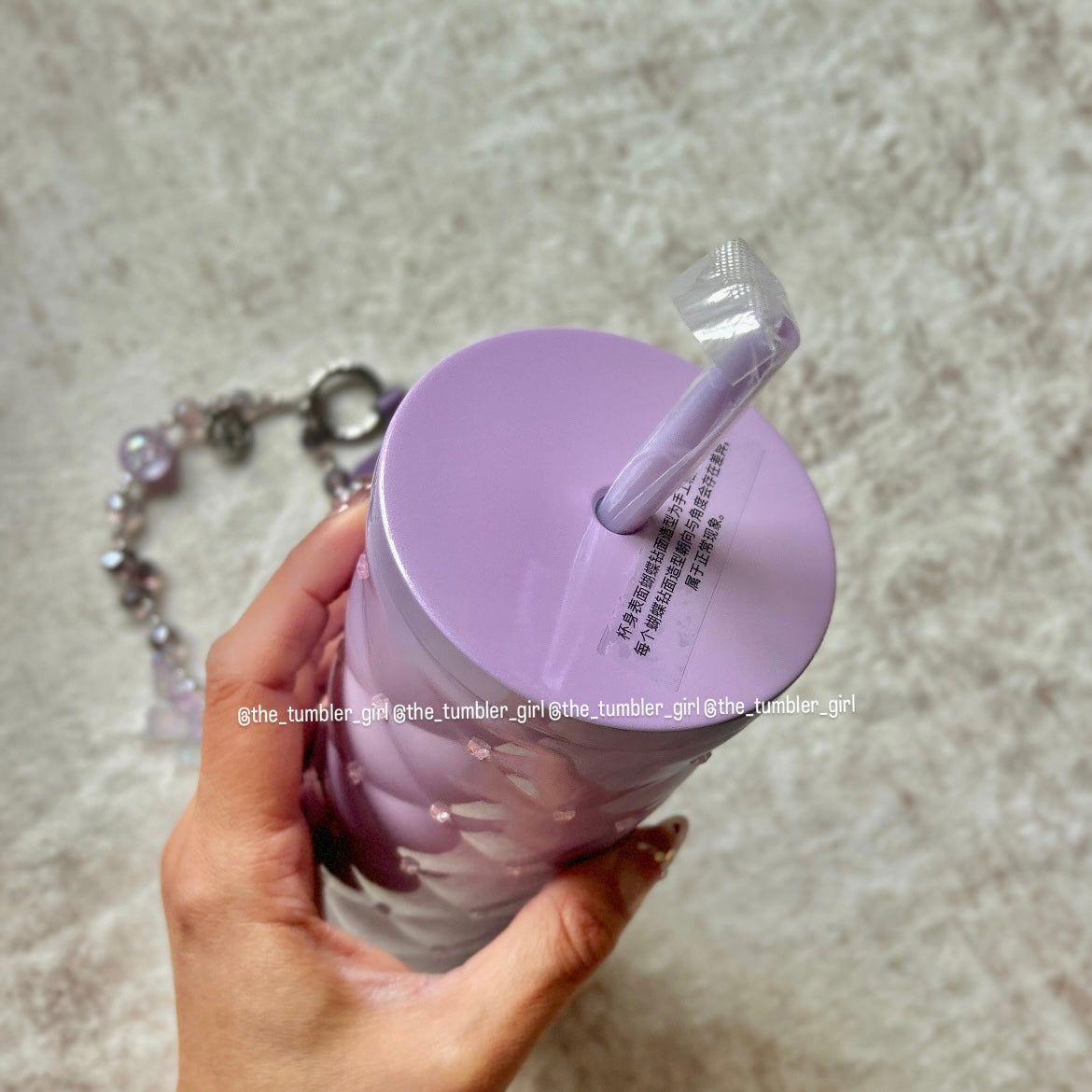 Starbucks China 2026 Sakura 20oz Double Lid Diamond Tumbler Gift Box (READY TO SHIP)