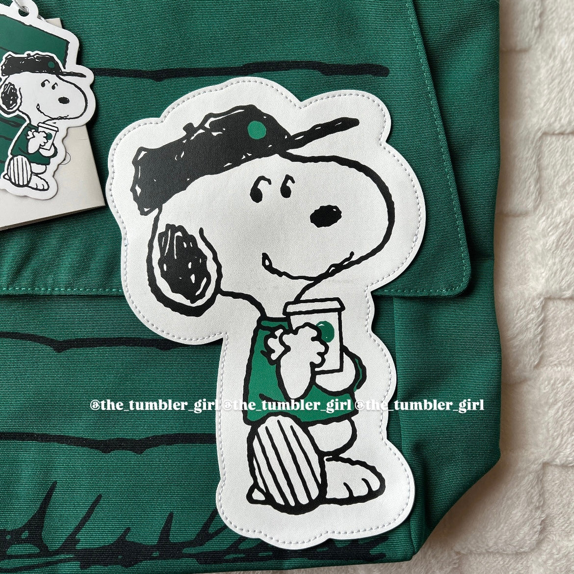 Starbucks China x PEANUTS Snoopy Canvas Tote Bag (READY TO SHIP)