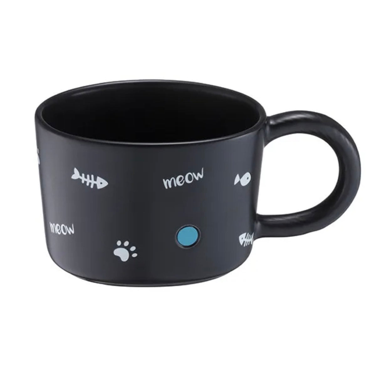 2026 Taiwan Halloween Release Black Cat Glow-in-the-Dark Mug & Lid Set (Ships Early November)