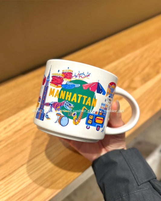 Starbucks New York City Manhattan “Been There Series” Collection Ceramic Mug 14oz (READY TO SHIP)