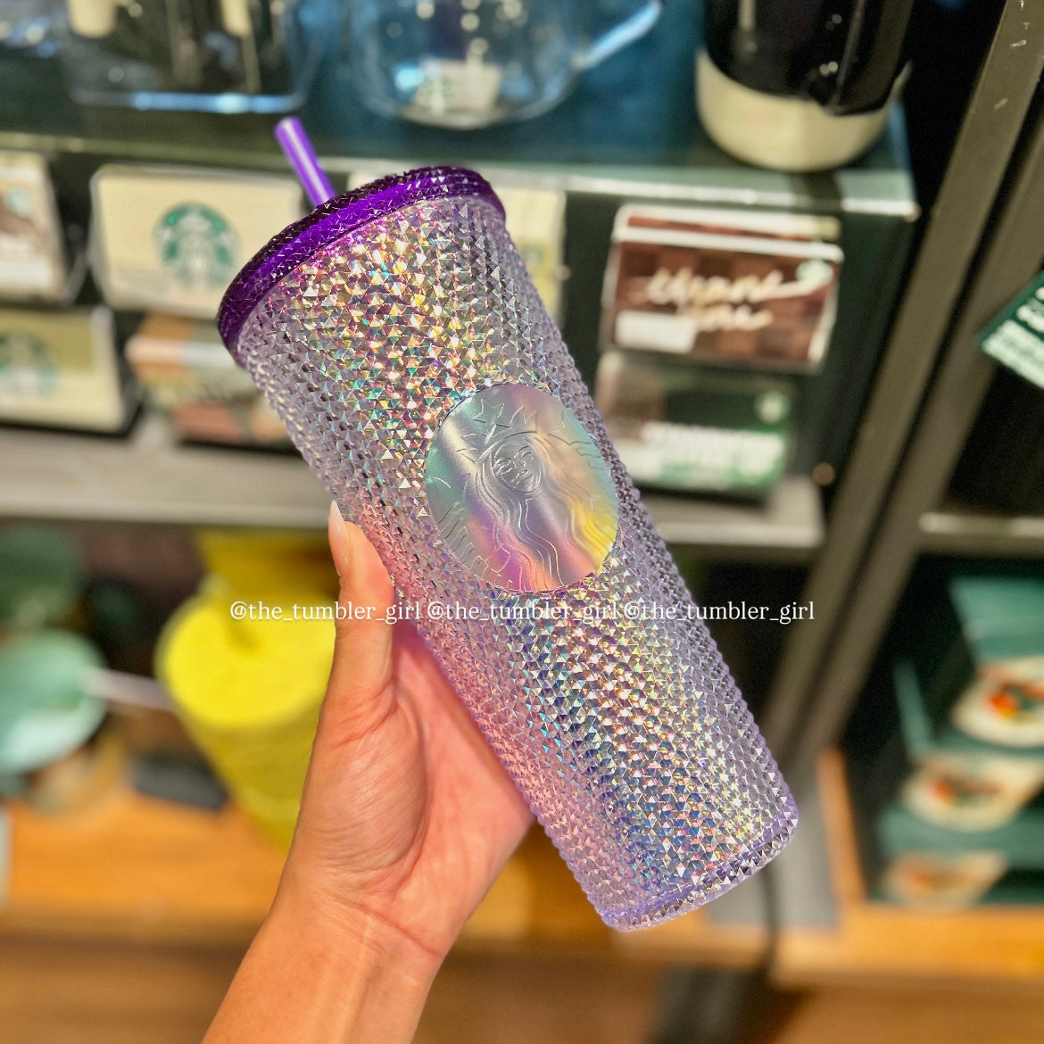 Starbucks NYU New York University Iridescent Studded Venti Tumbler