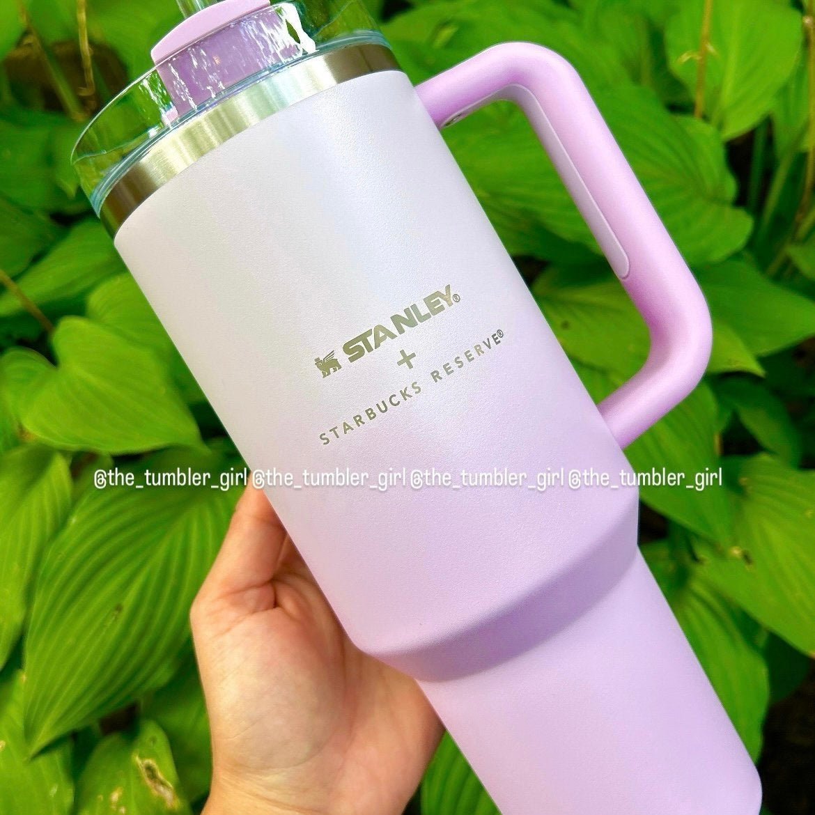 Starbucks x Stanley 40oz Pink Purple Gradient Stainless Steel Tumbler (China Reserve Exclusive)