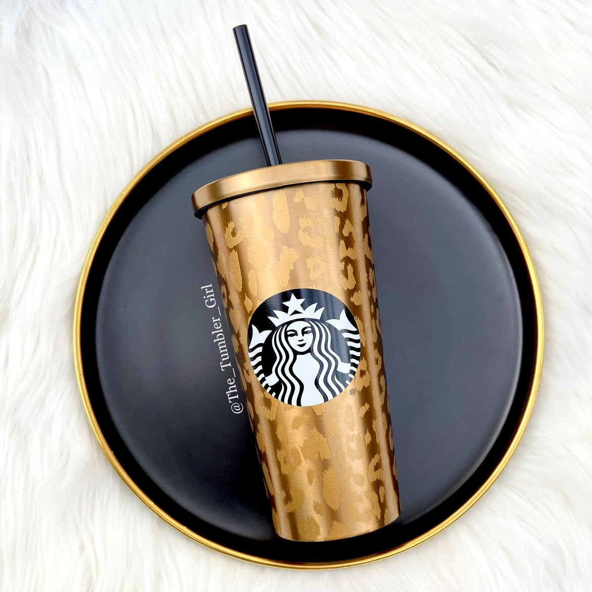 Starbucks Gold Cheetah Middle East and Europe Exclusive stainless steel 16oz