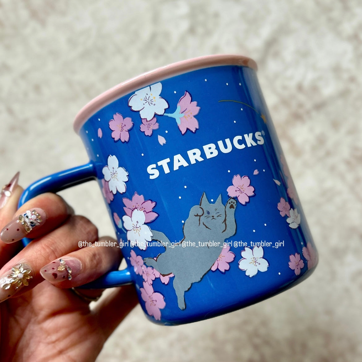 Starbucks Taiwan Shooting Star Cat Mug 14oz (ships late March)