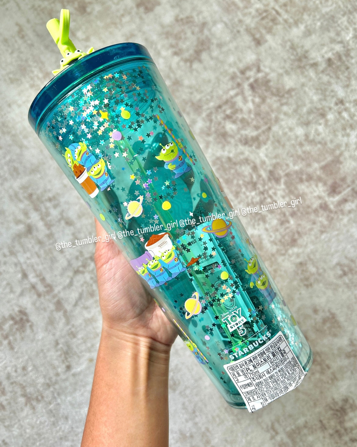 Starbucks Korea x Toy Story 5 Series 24oz Aliens Cold Cup Tumbler (ships in a week)