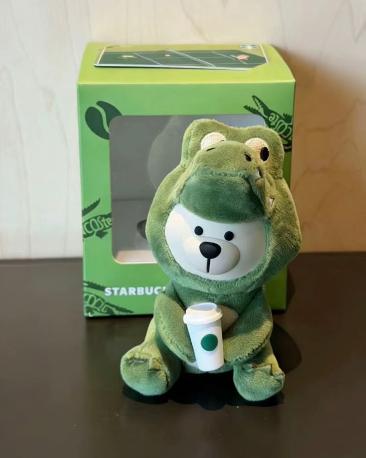 Starbucks China x Lacoste Bearista Plushie Pendant (READY TO SHIP)
