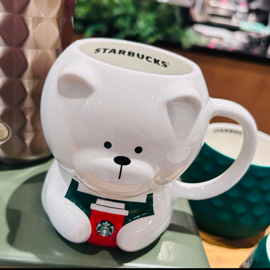 Starbucks Bearista White Ceramic Mug 12oz (READY TO SHIP)