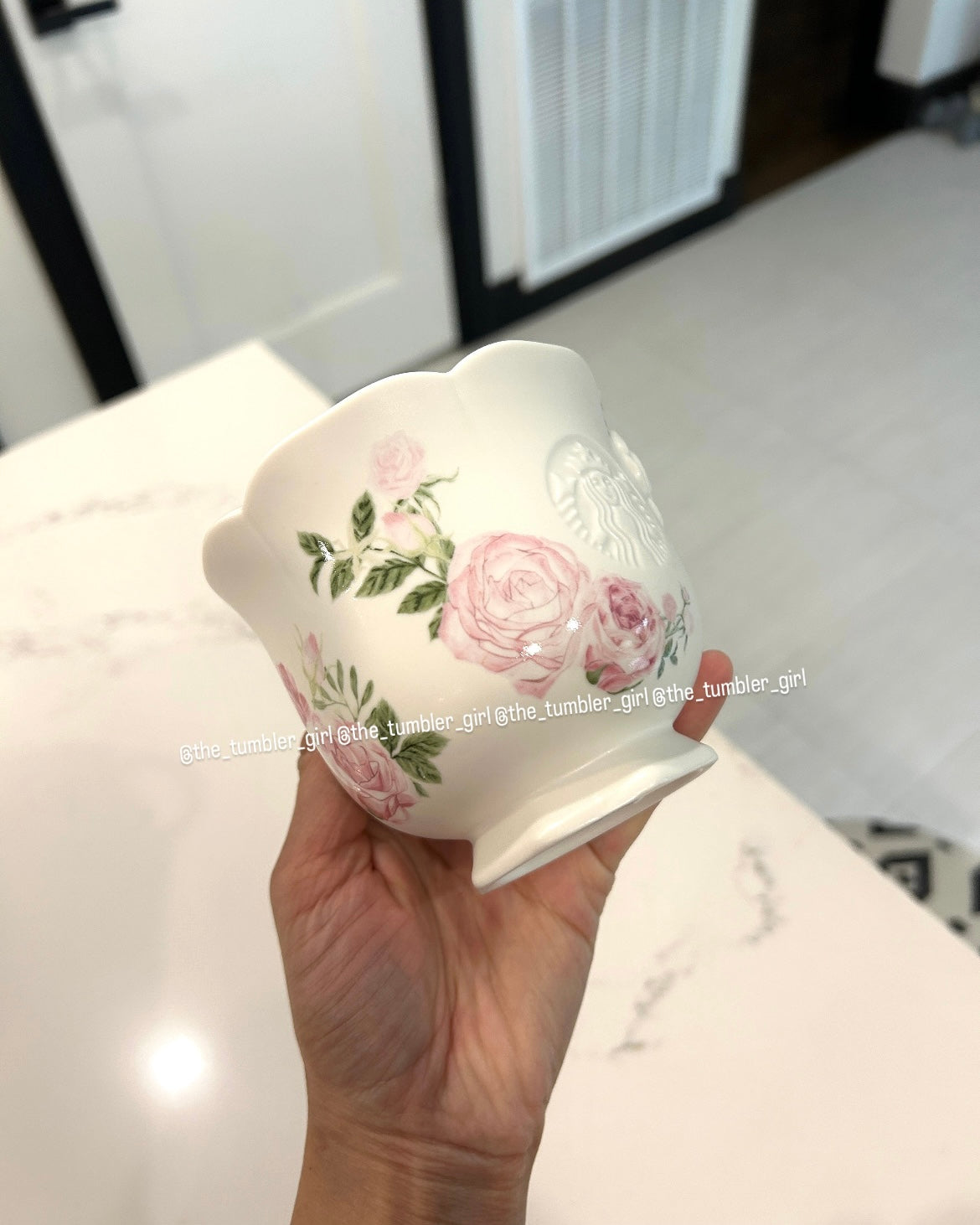 2026 China Exclusive Rose Garden Series 10oz Ceramic Mug With Stirrer (READY TO SHIP)