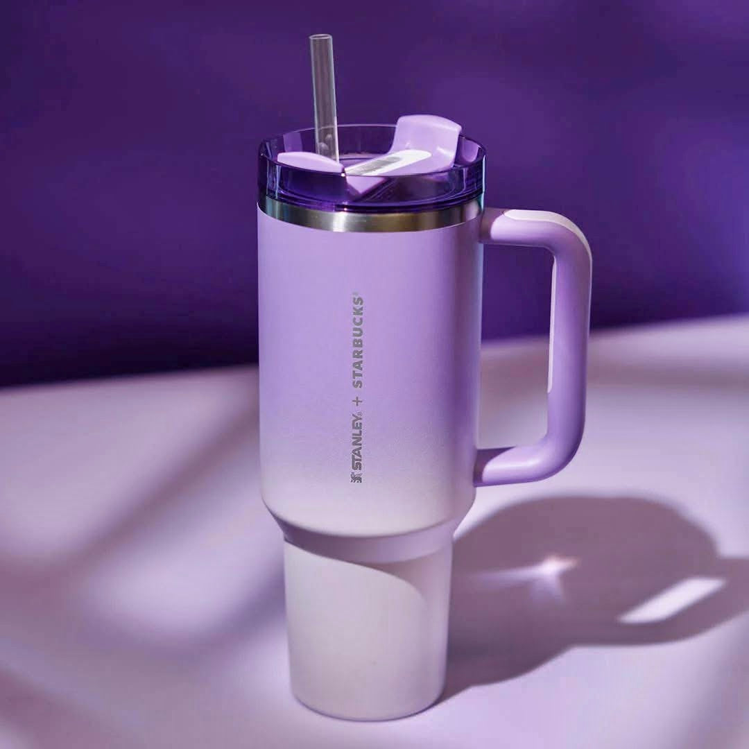 Starbucks Hong Kong x Stanley 40oz Lavender Gradient Stainless Steel Tumbler (READY TO SHIP)