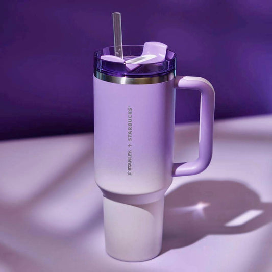 Starbucks Hong Kong x Stanley 40oz Lavender Gradient Stainless Steel Tumbler (READY TO SHIP)