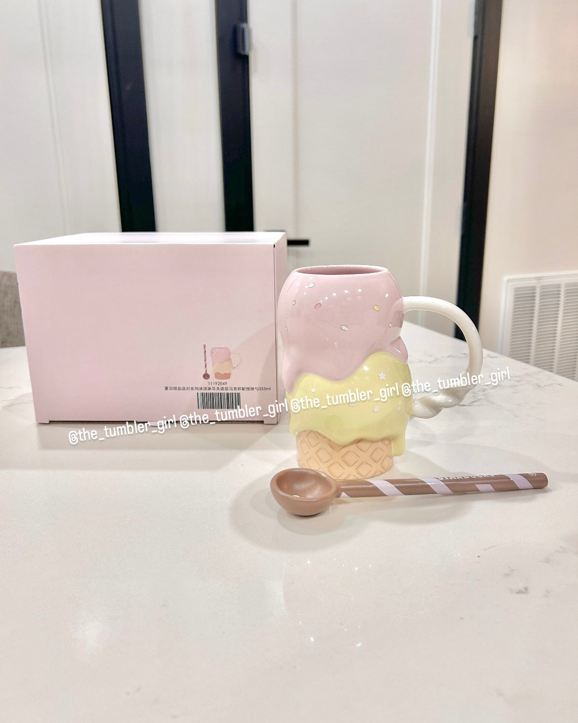 2026 China Exclusive Summer Dessert Series 12oz Ice Cream Ceramic Mug  (READY TO SHIP)