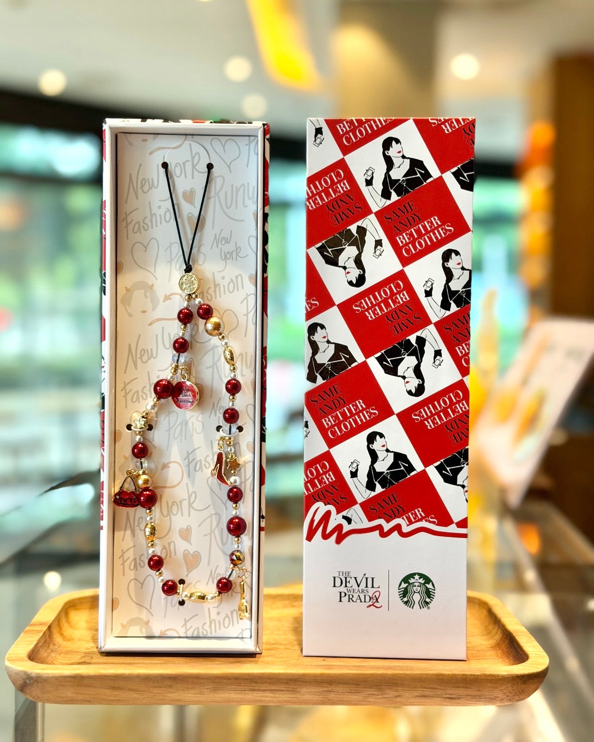 Starbucks China x The Devil Wears Prada "Andy” Phone Charm (READY TO SHIP)