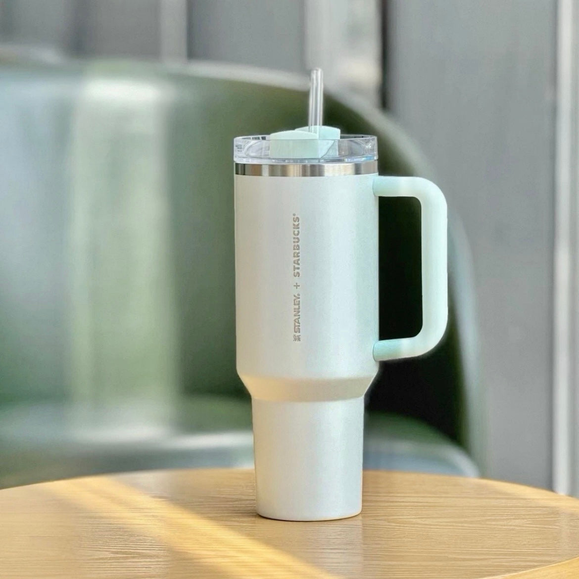 Starbucks China x Stanley 40oz Fresh Blue Tumbler