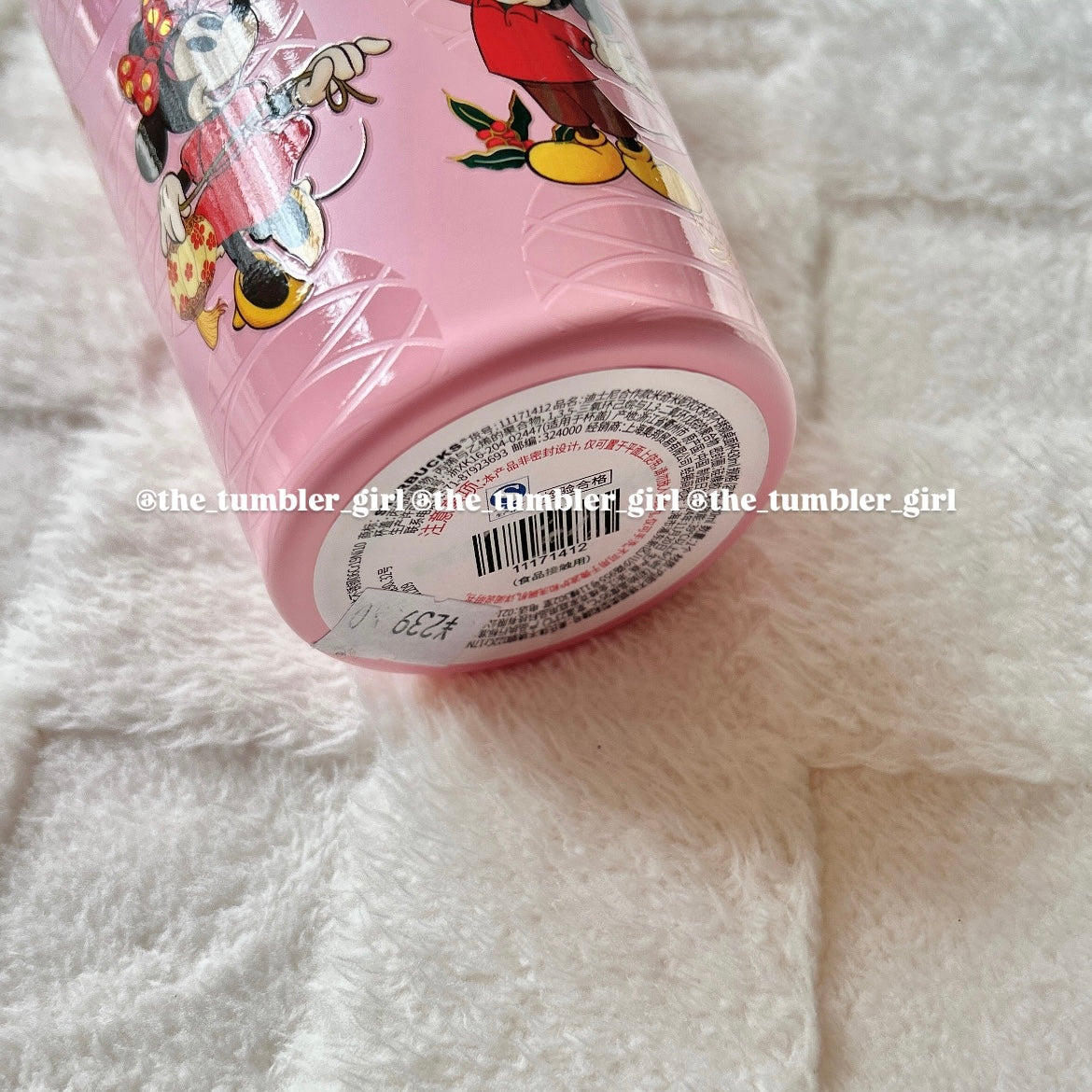 Starbucks China x Disney 2025 Mickey and Minnie 15oz Stainless Steel Tumbler (READY TO SHIP)