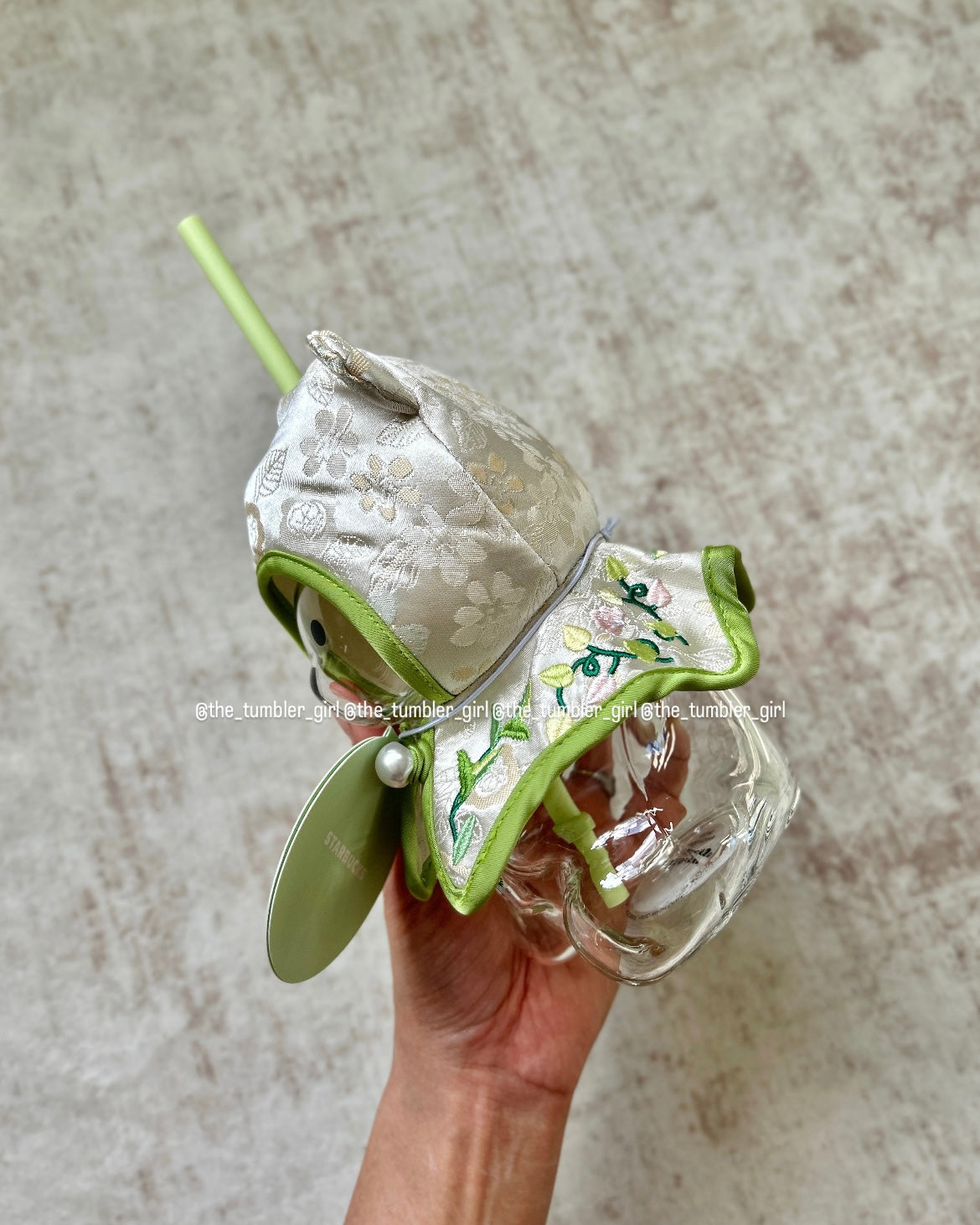 2026 China Spring Auspicious Series Bearista Glass Cold Cup (READY TO SHIP)