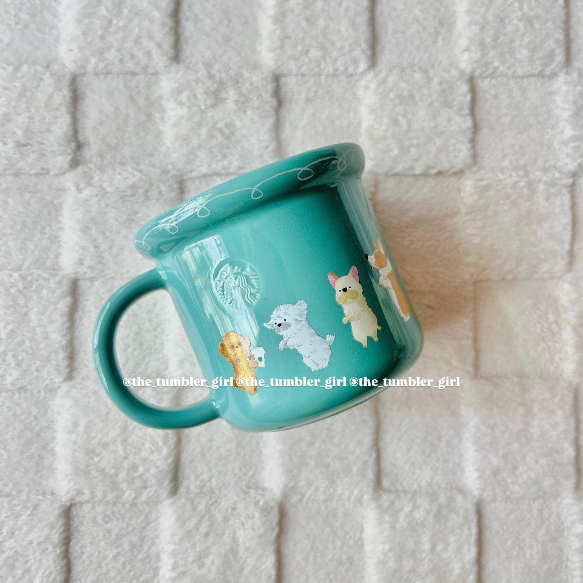 Starbucks Taiwan Fur Baby Collection 14oz Dog Ceramic Mug (READY TO SHIP)