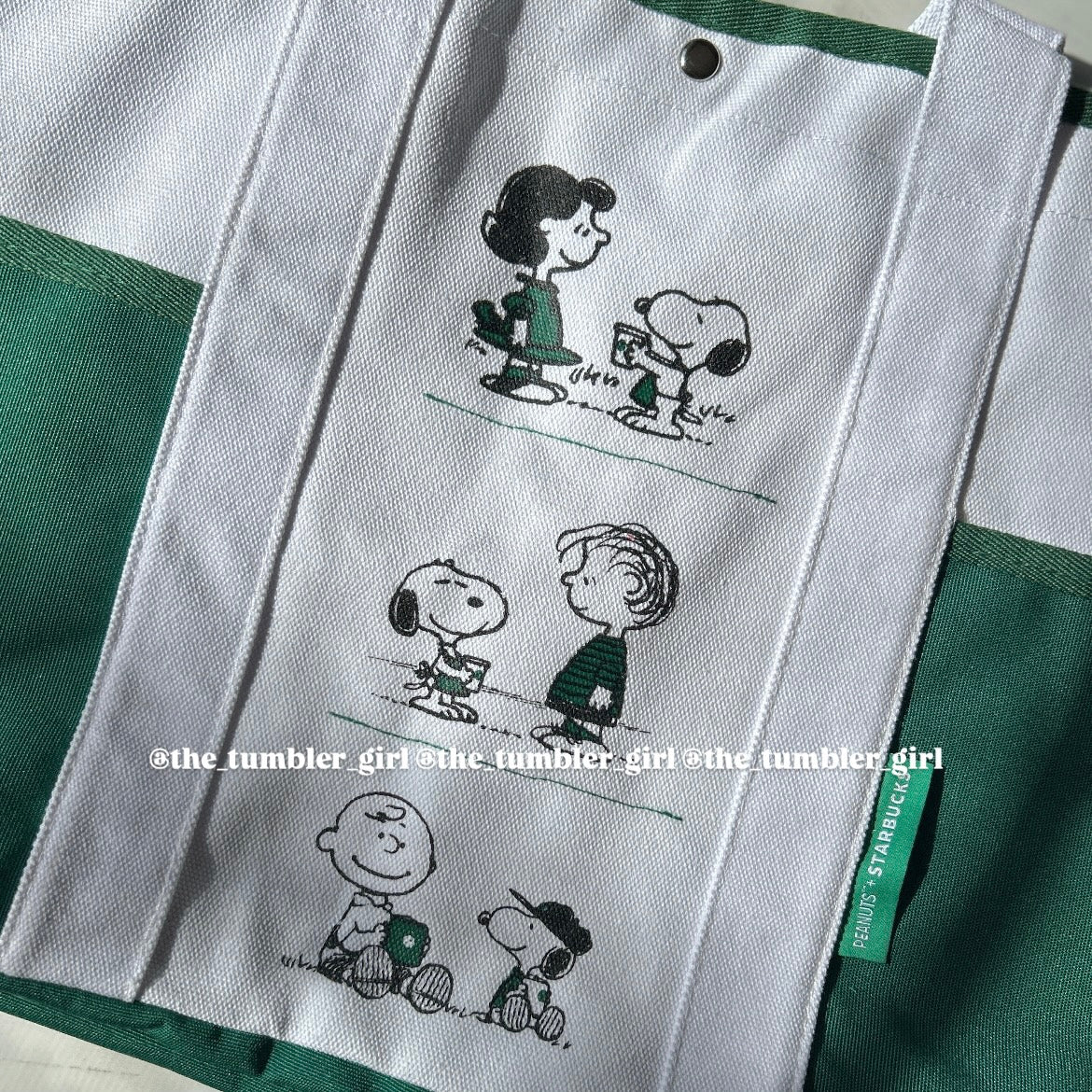 Starbucks China x PEANUTS Snoopy Canvas Tote Bag (READY TO SHIP)