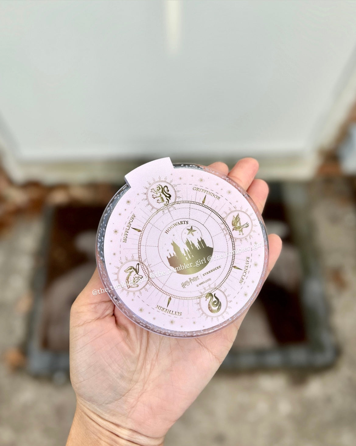 Starbucks China × Harry Potter Hogwarts Castle–Style Glass 30oz with Light-Up Coaster (READY TO SHIP)