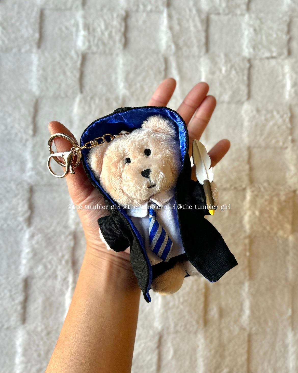 Starbucks China × Harry Potter Ravenclaw House Bear Bearista Keychain (REDY TO SHIP)