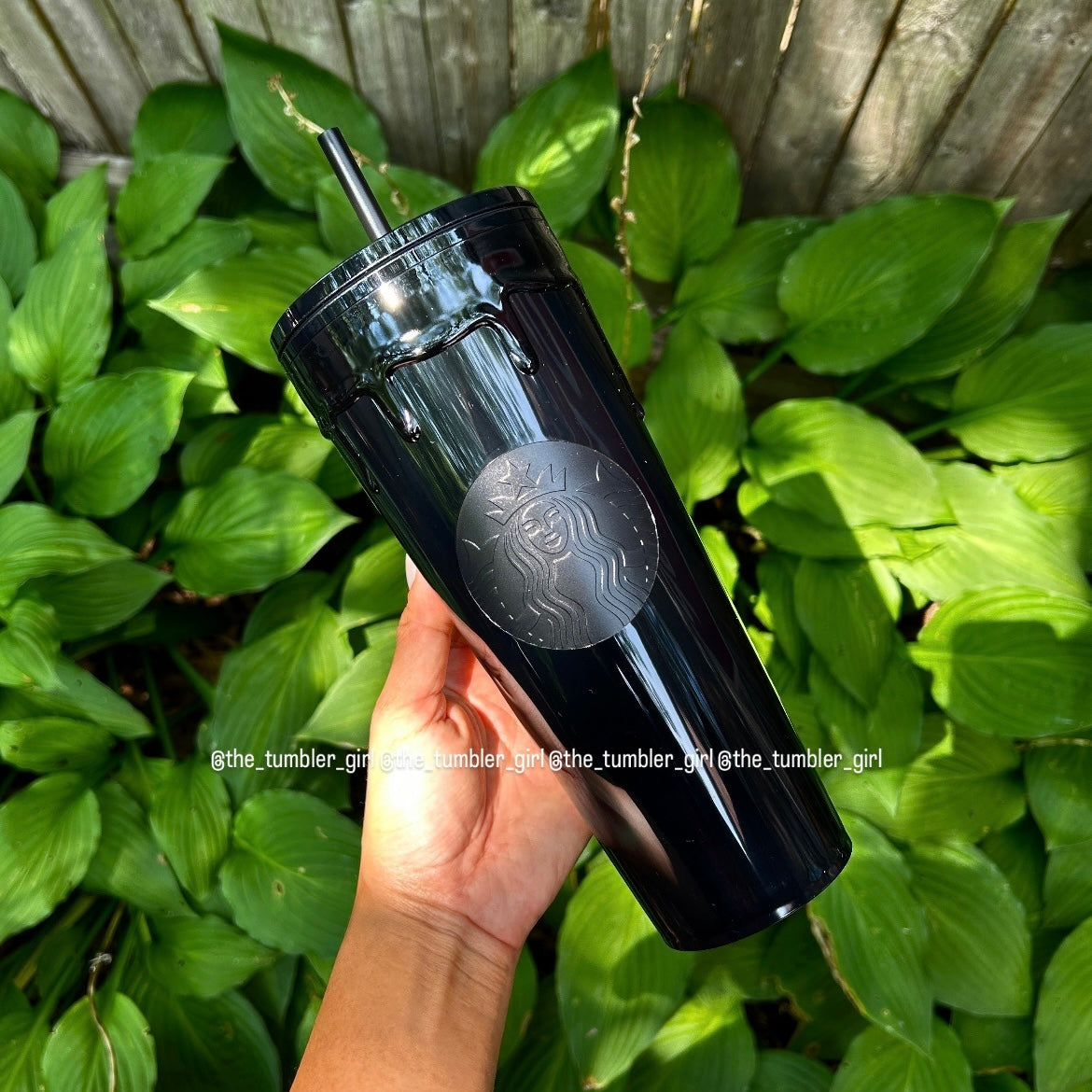 Starbucks 2024 Halloween Black Slime/Drip Tumbler (READY TO SHIP)