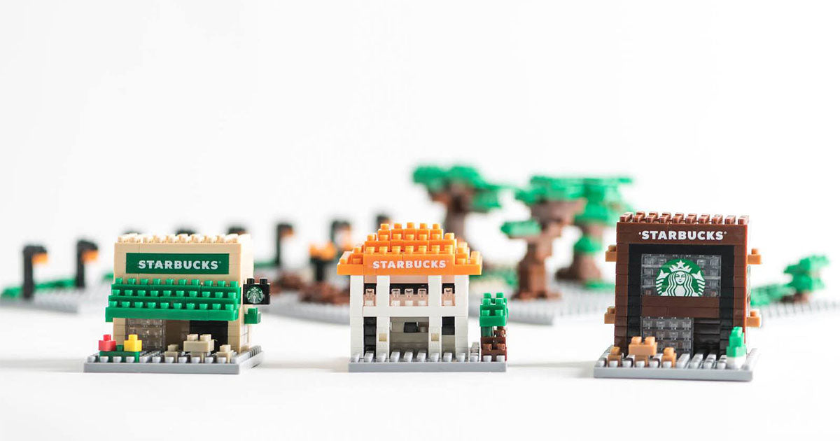 Starbucks Hong Kong Limited Mini Brick Store Collectible Building Toy (READY TO SHIP)