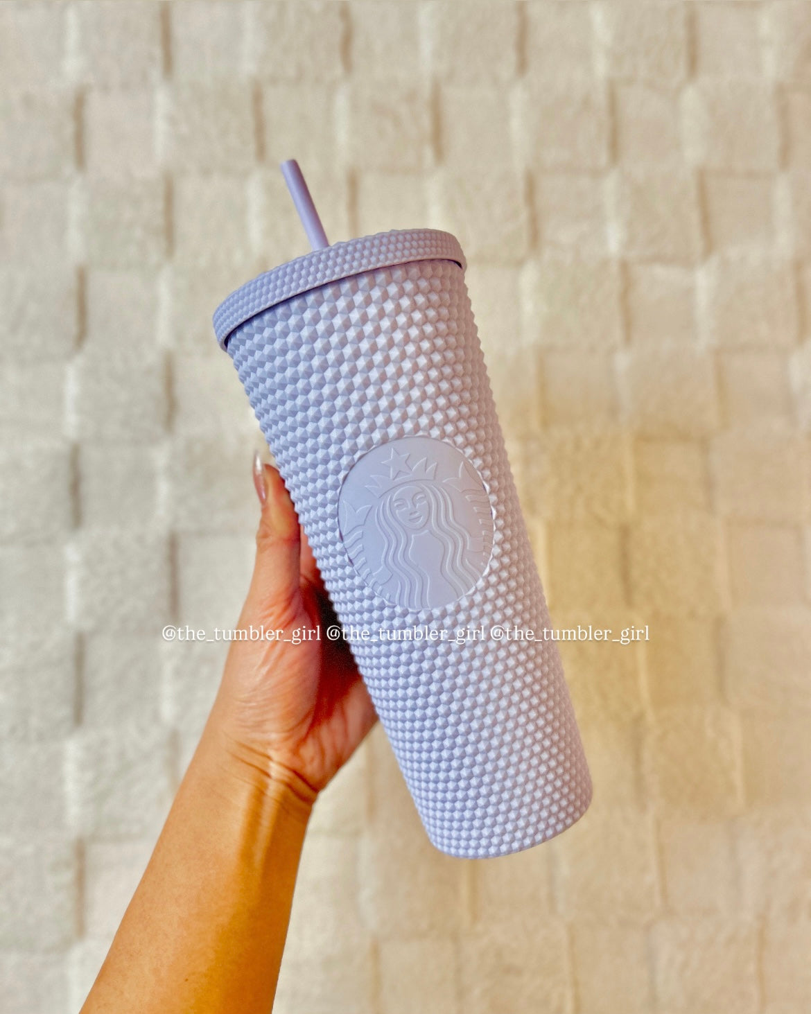 Starbucks Taiwan Purple Lilac Matte Studded Tumbler
