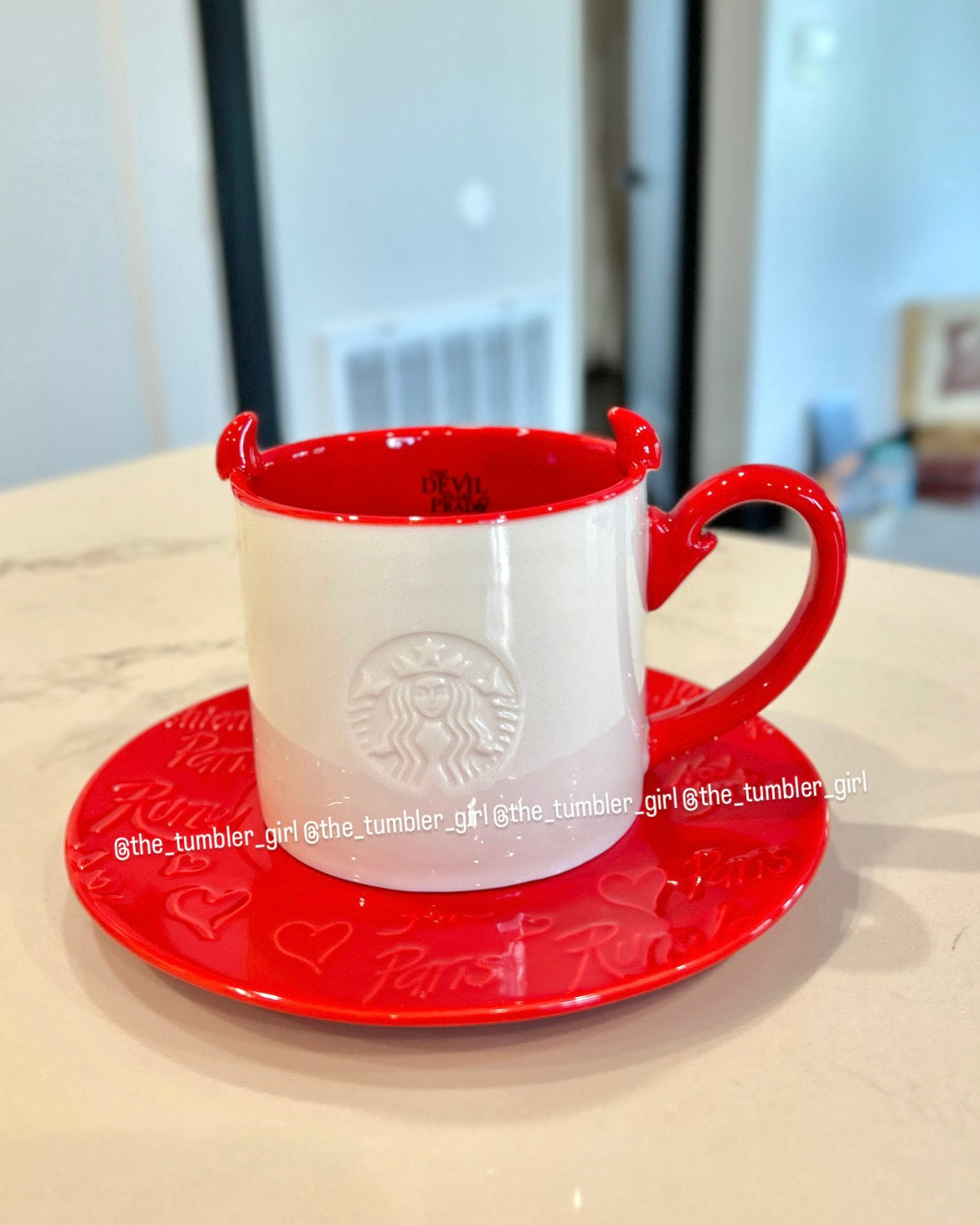2026 China Exclusive TDWP 12oz Ceramic Mug and Saucer Set (READY TO SHIP)