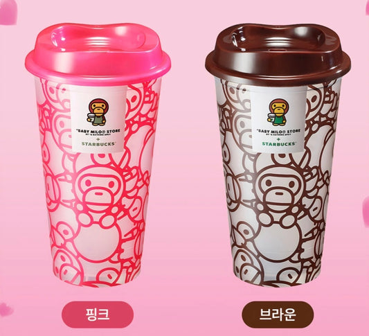Starbucks Korea x Baby Milo Reusable Cup 16oz (ships late March)